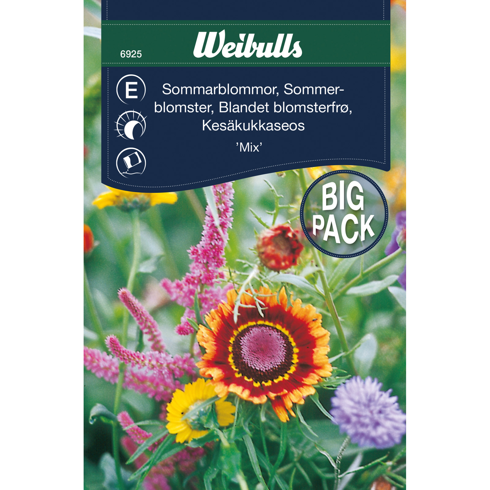 Weibulls Sommarblommor, mix storpåse