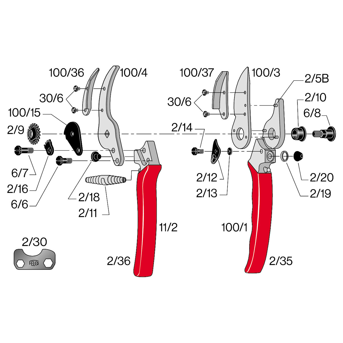 Felco 100 Sekatör E Handel 