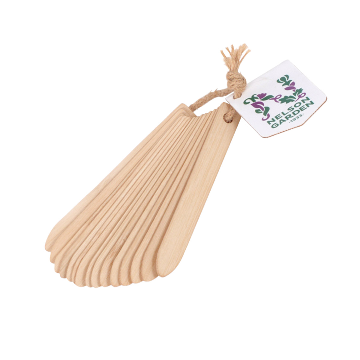 Sticketikett bambu 10 cm, 15-pack