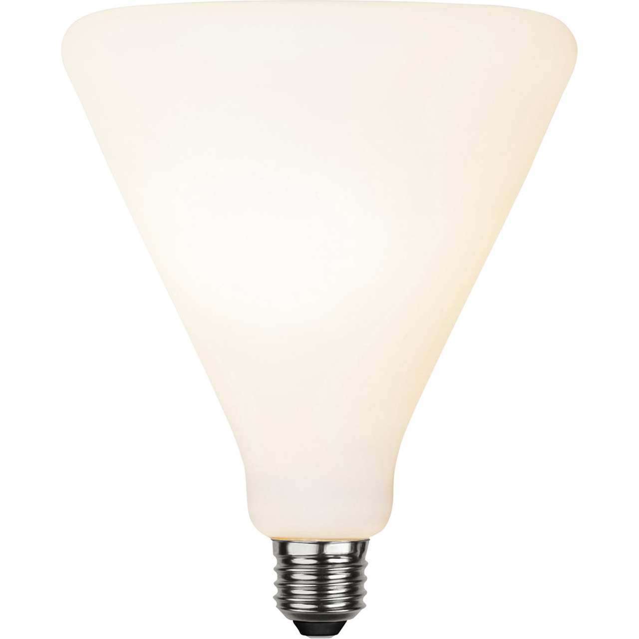 LED-lampa E27 opalfärgad konformad 14,5cm dimbar 5,6W