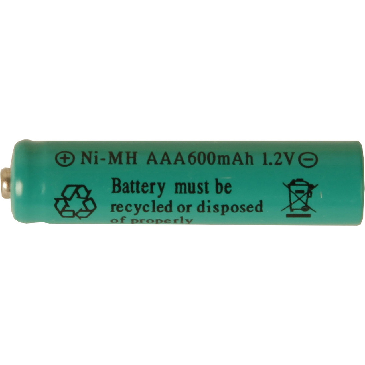 Batteri AAA, Laddbart 600mAh