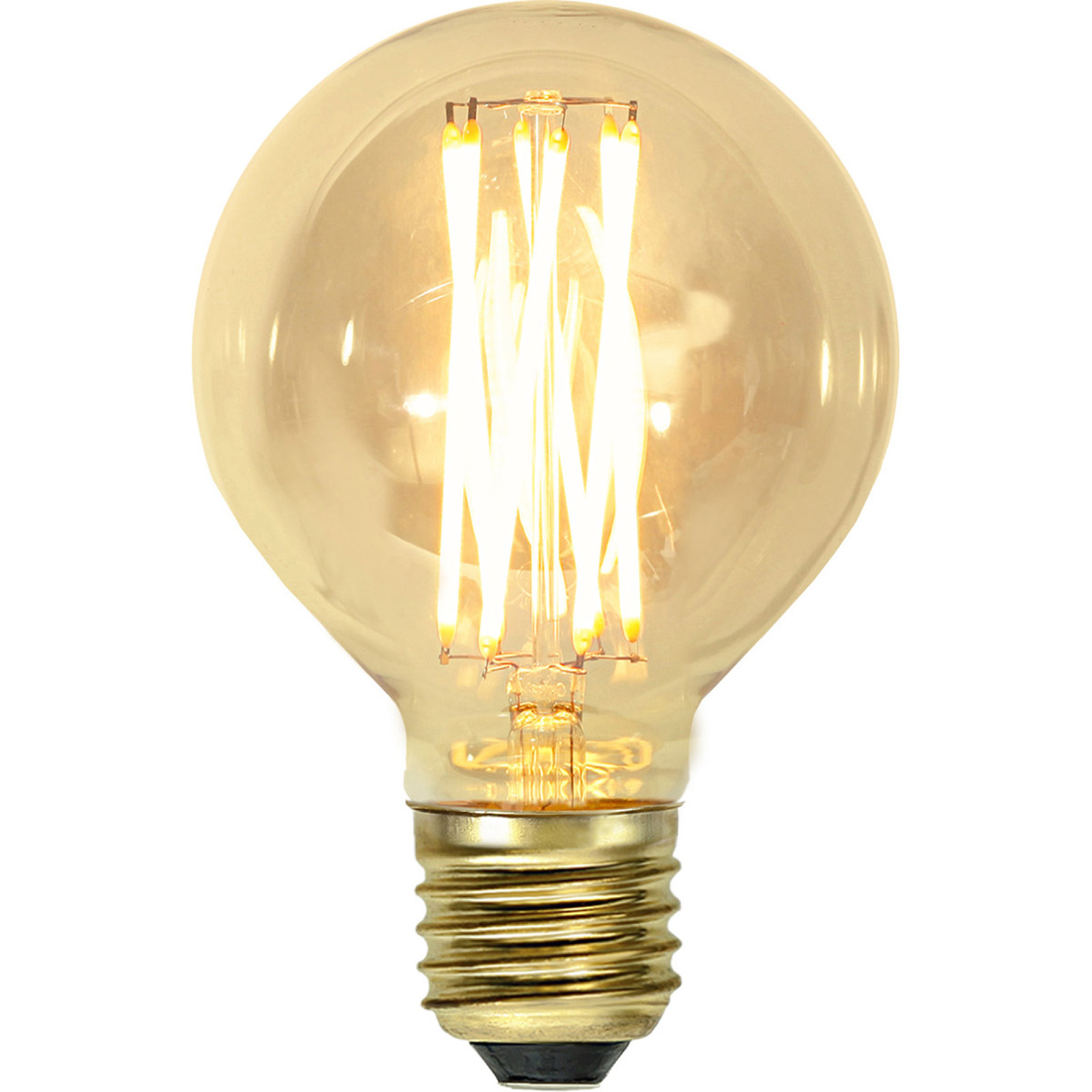 LED-lampa E27 Vintage Gold glob 8cm dimbar 3,7W